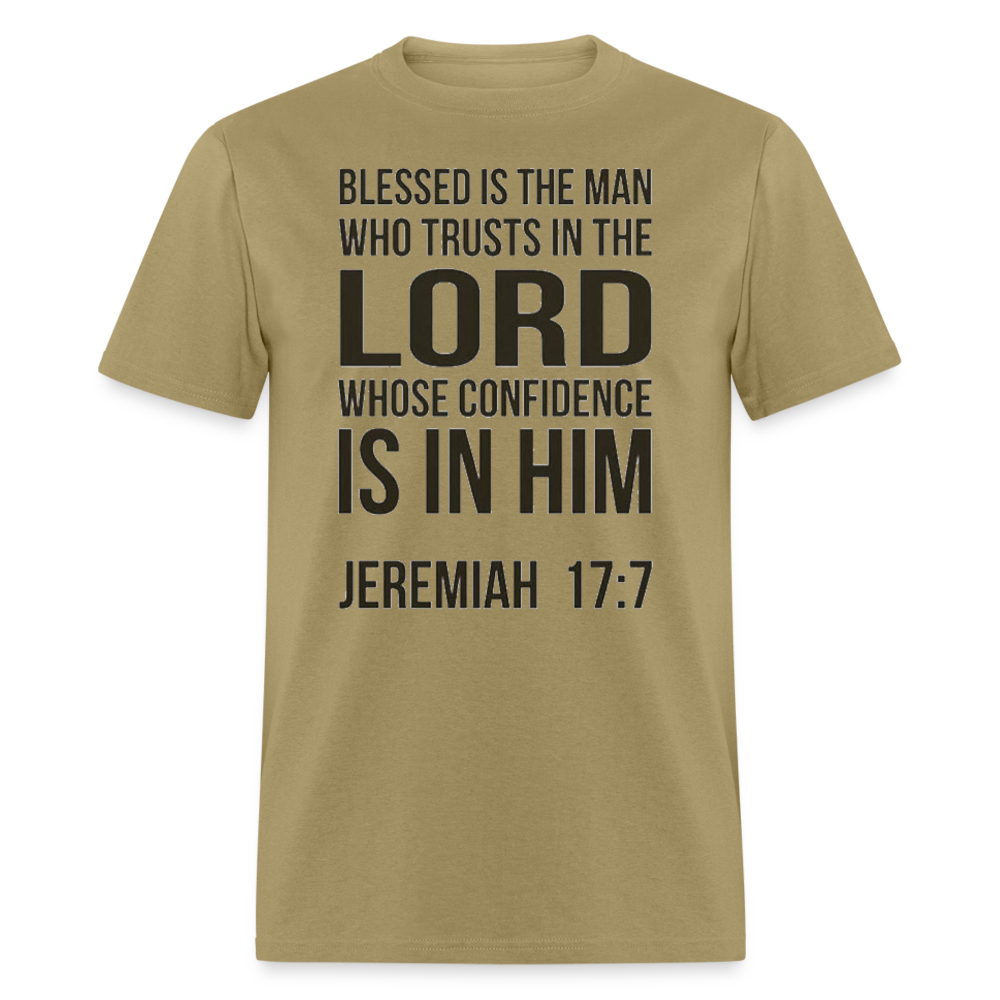 Blessed is the man T-Shirt - khaki