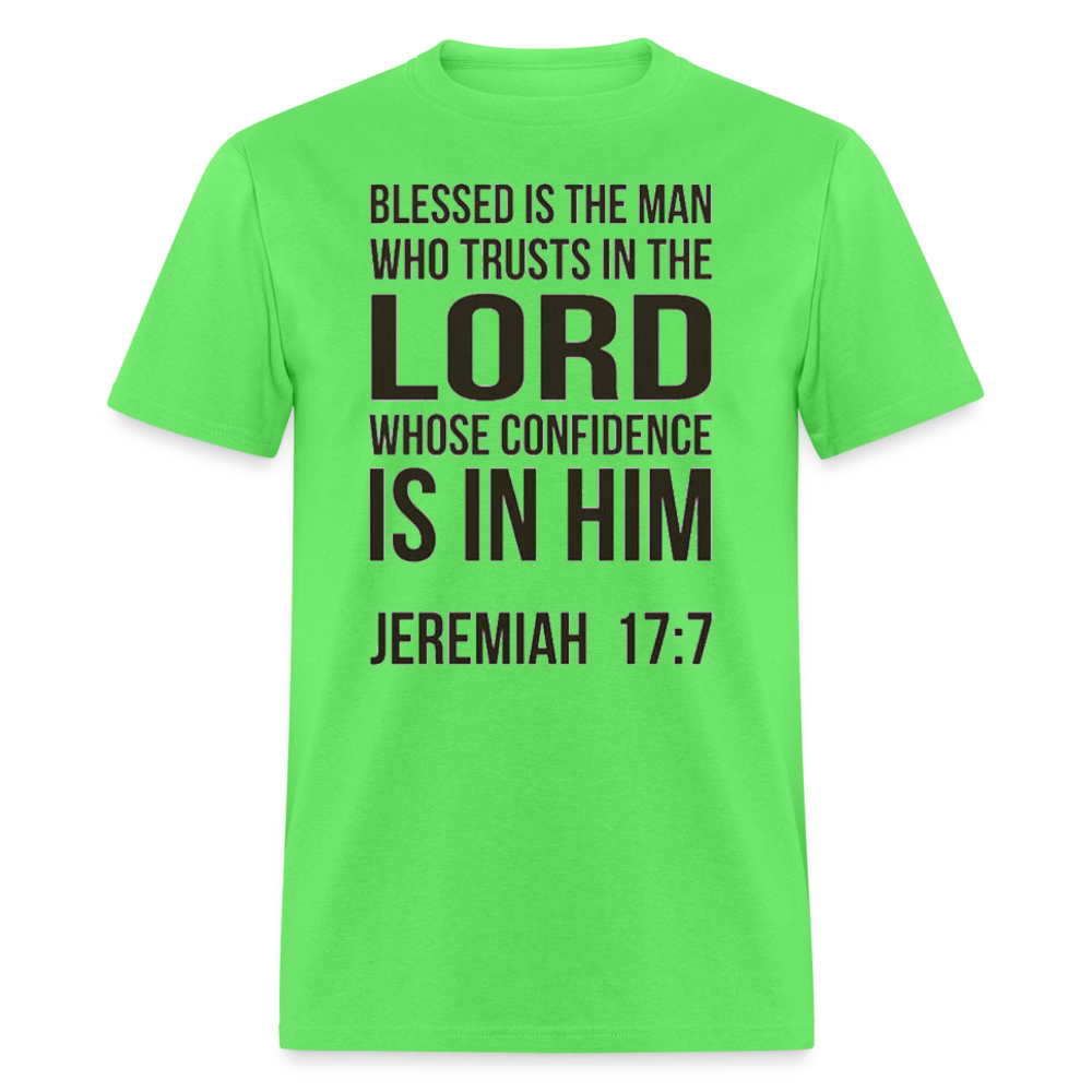 Blessed is the man T-Shirt - kiwi