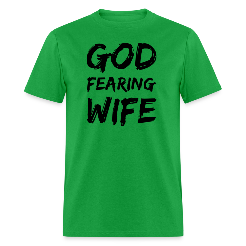God Fearing Wife T-Shirt - bright green
