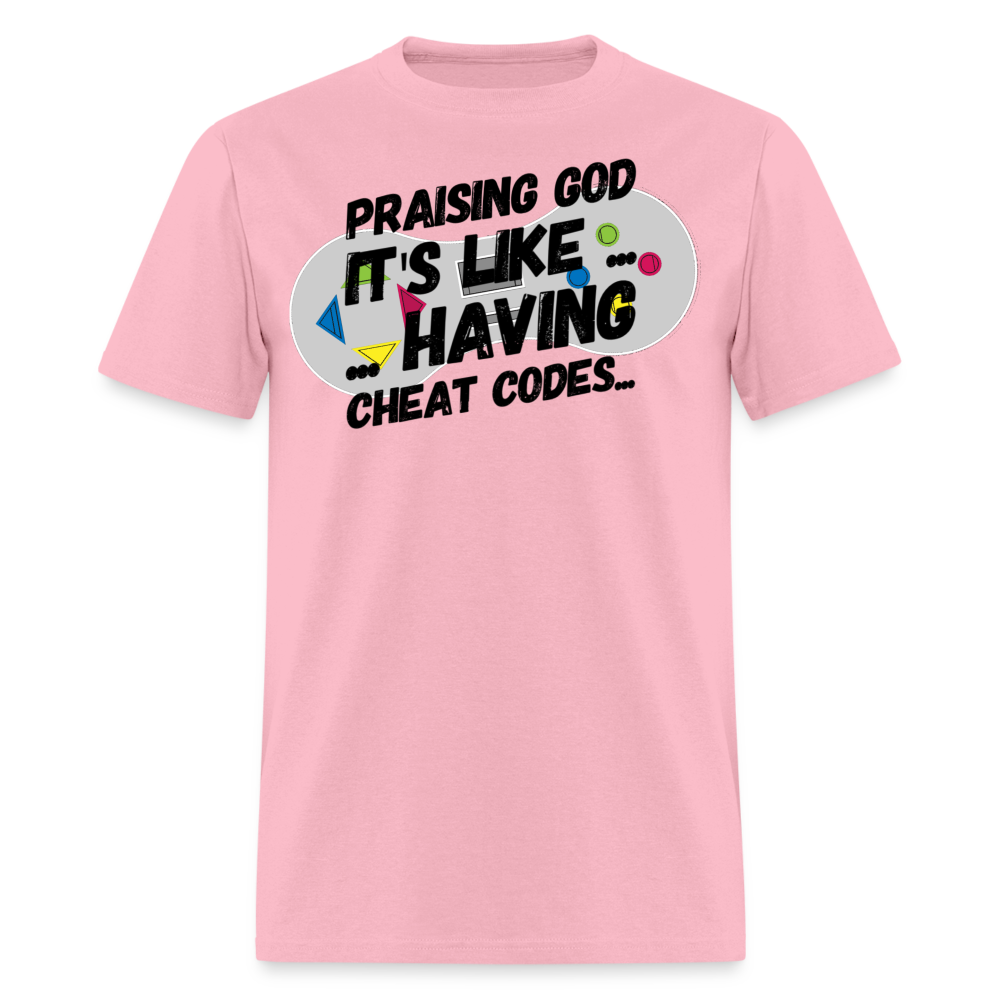 Cheat Codes T-Shirt - pink
