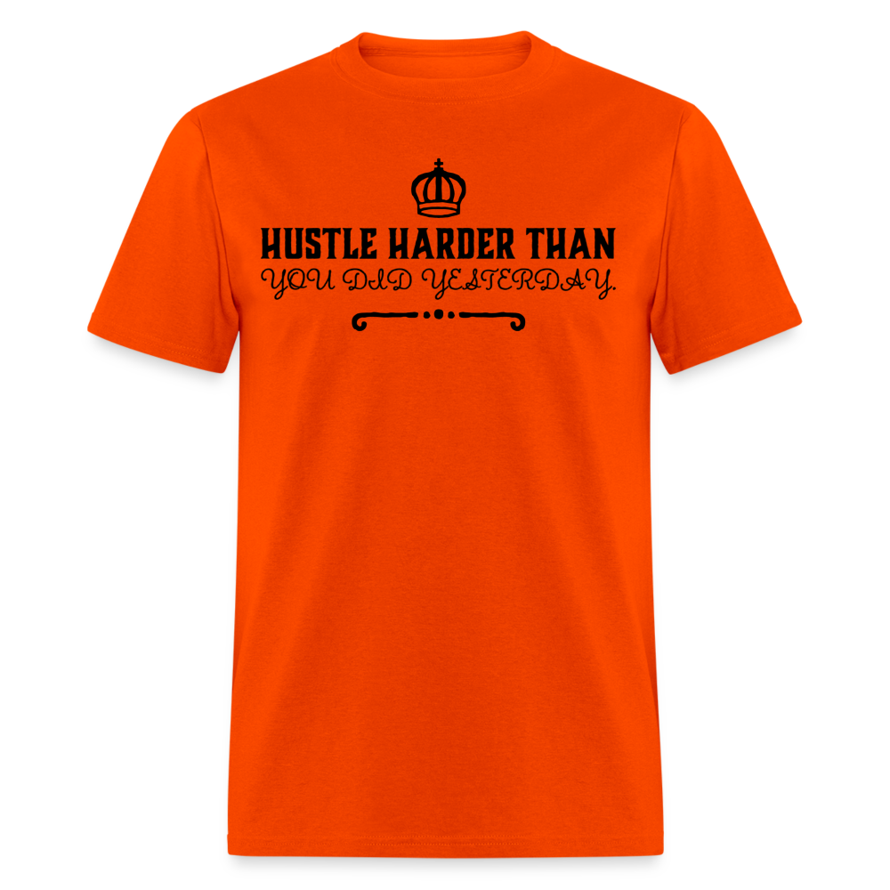 Hustle Harder T-Shirt - orange