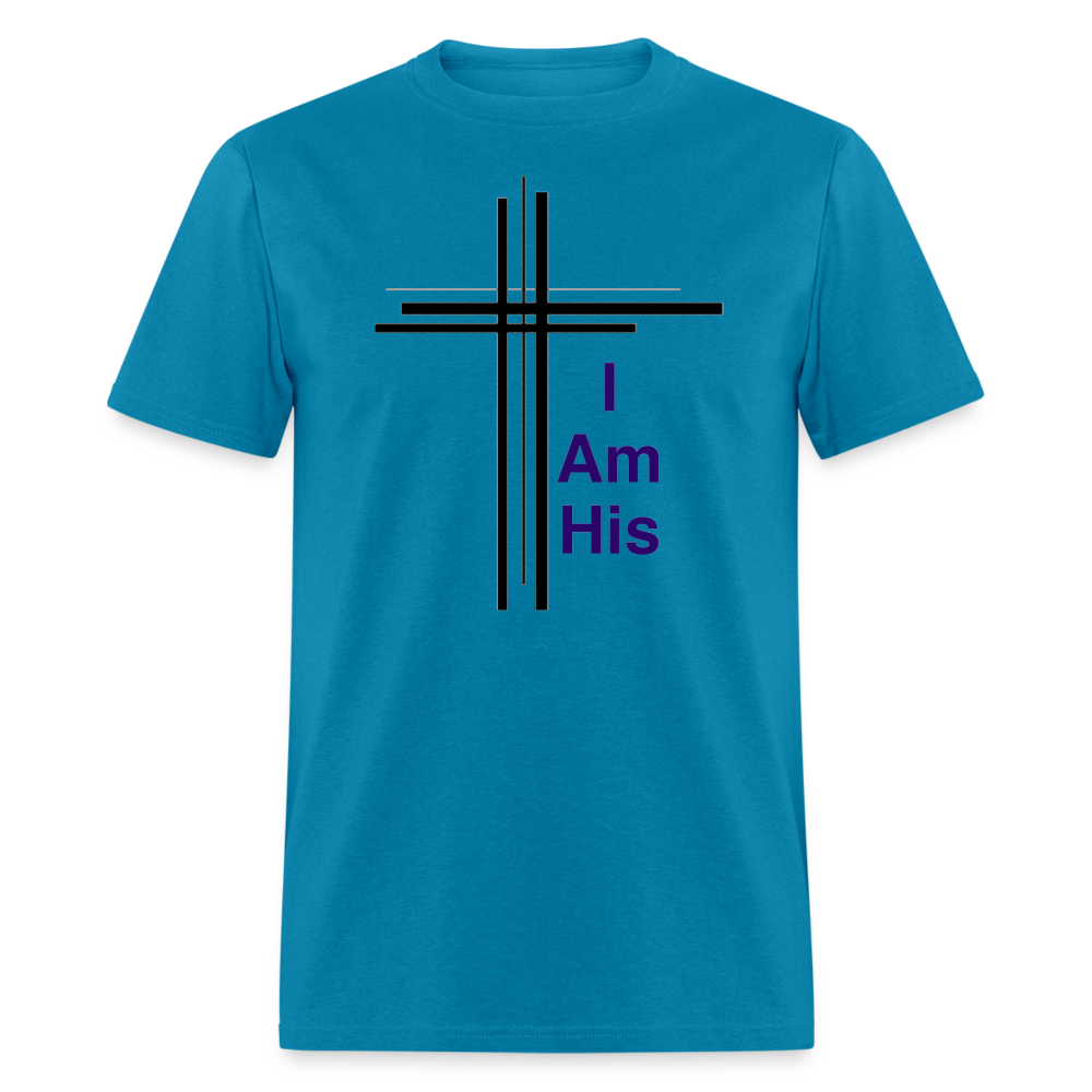 I am His T-Shirt - turquoise