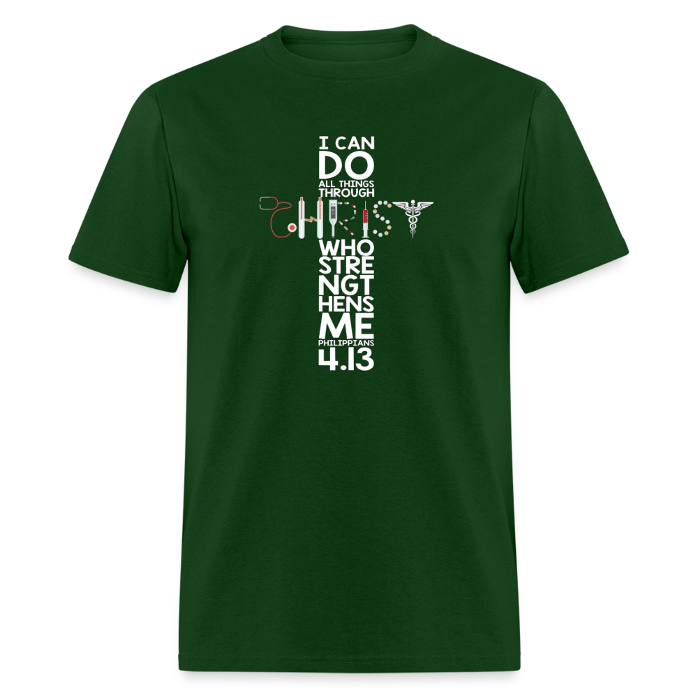 I can do all things T-Shirt - forest green