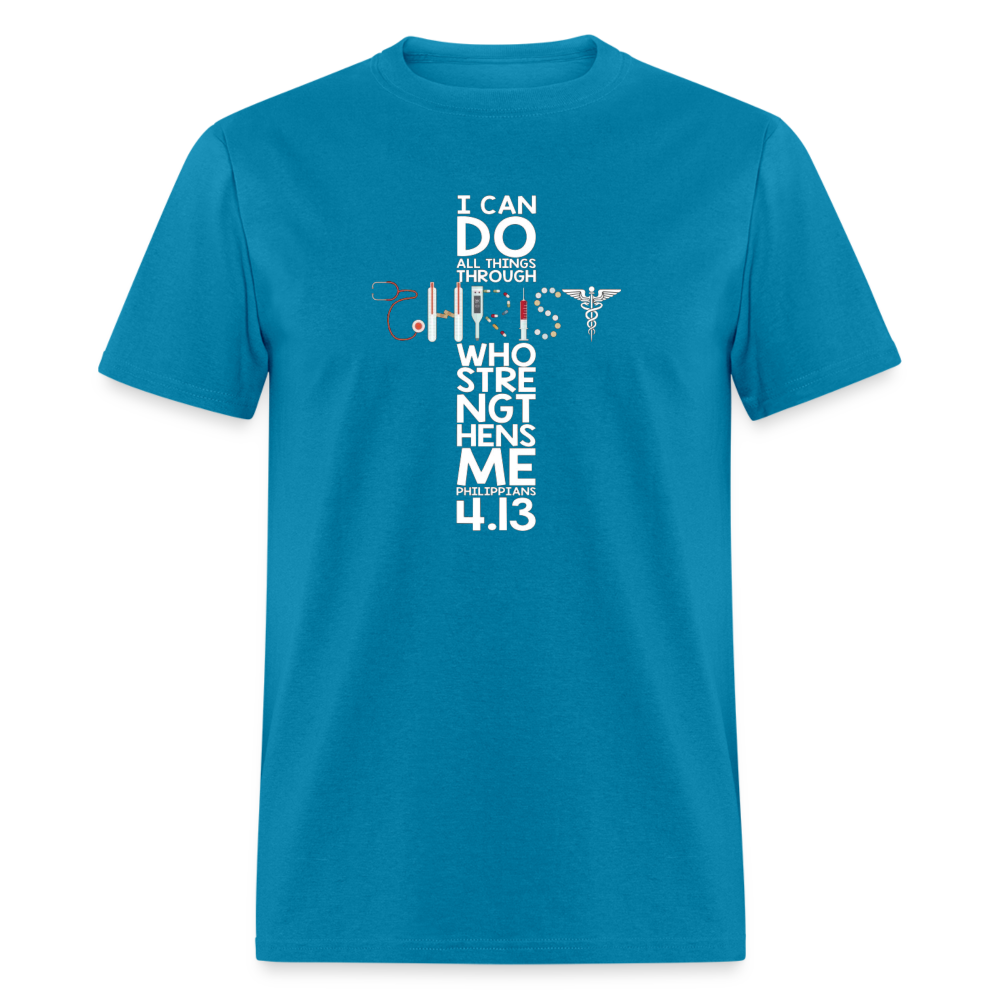 I can do all things T-Shirt - turquoise