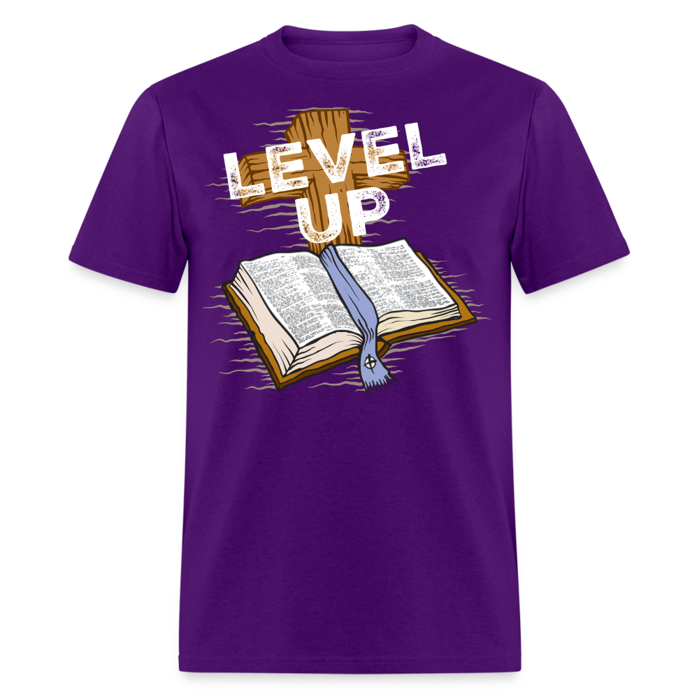Level Up Reversed T-Shirt - purple