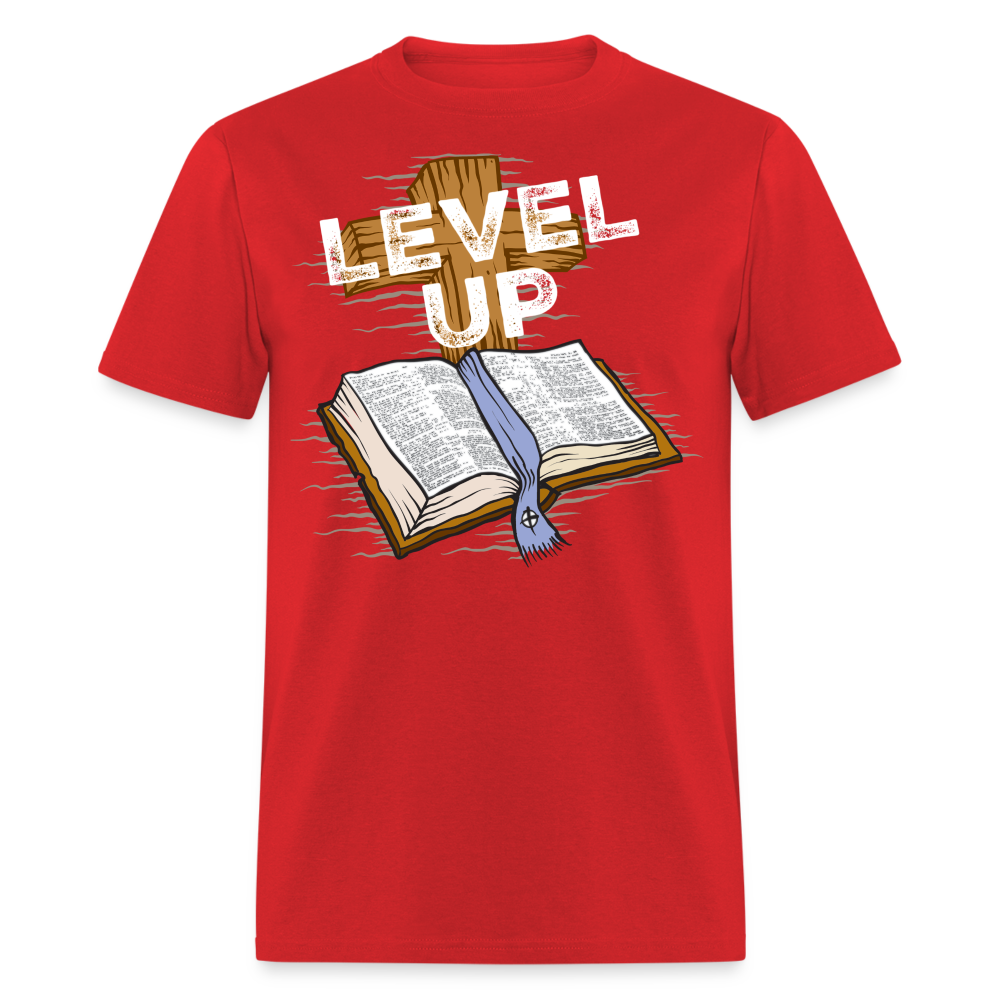 Level Up Reversed T-Shirt - red