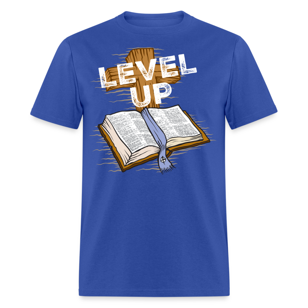 Level Up Reversed T-Shirt - royal blue