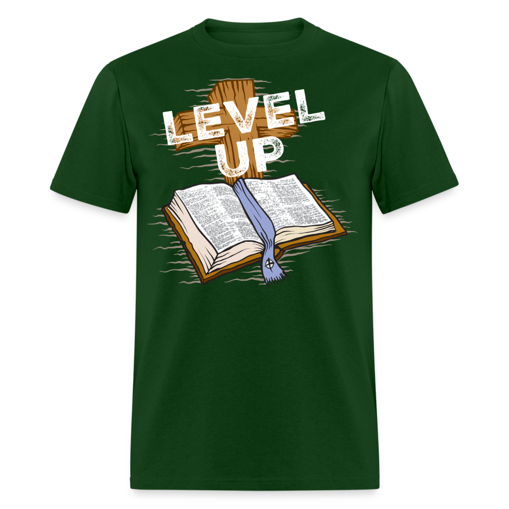 Level Up Reversed T-Shirt - forest green