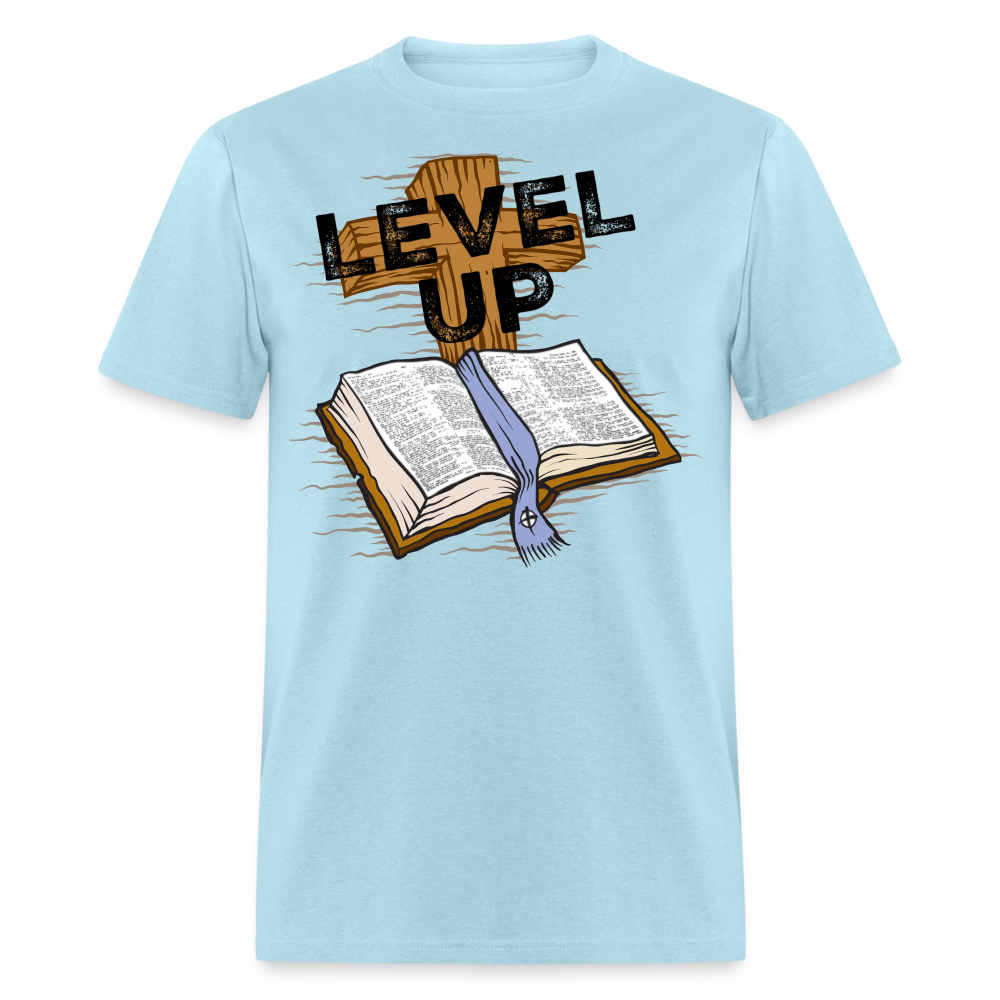 Level Up T-Shirt - powder blue
