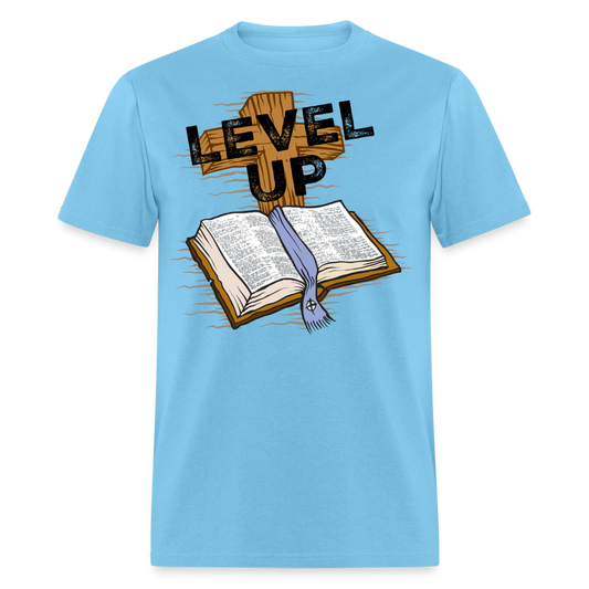 Level Up T-Shirt - aquatic blue