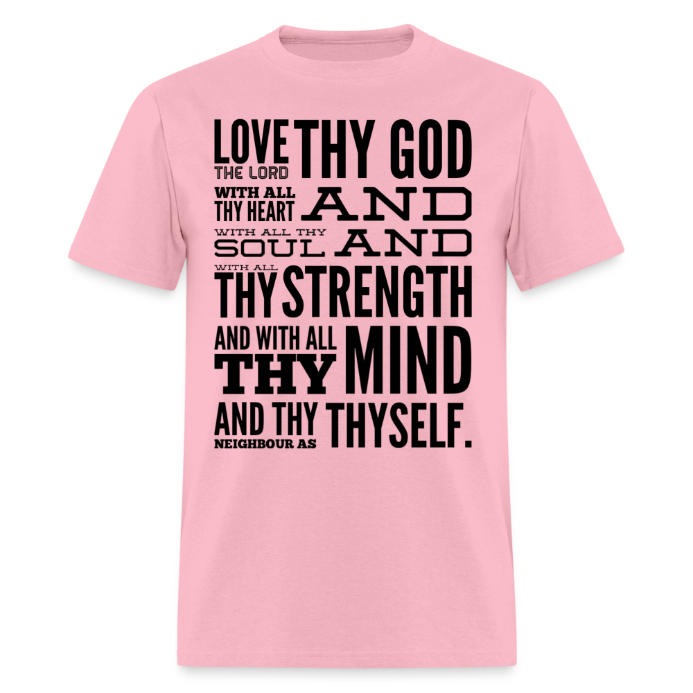 Love Thy God T-Shirt - pink