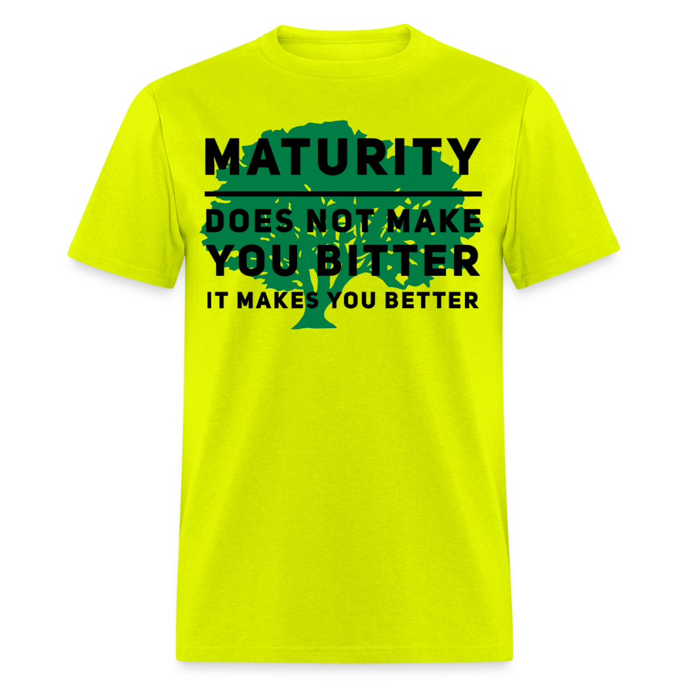 Maturity T-Shirt - safety green