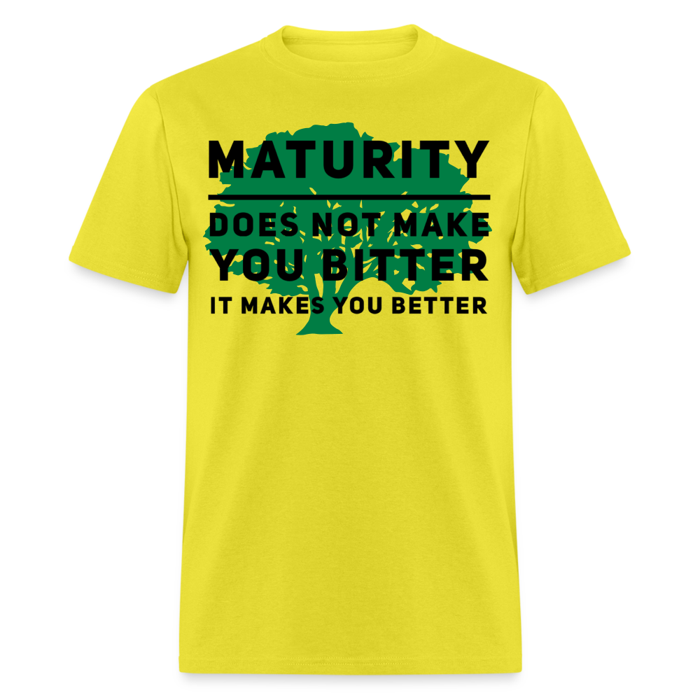 Maturity T-Shirt - yellow