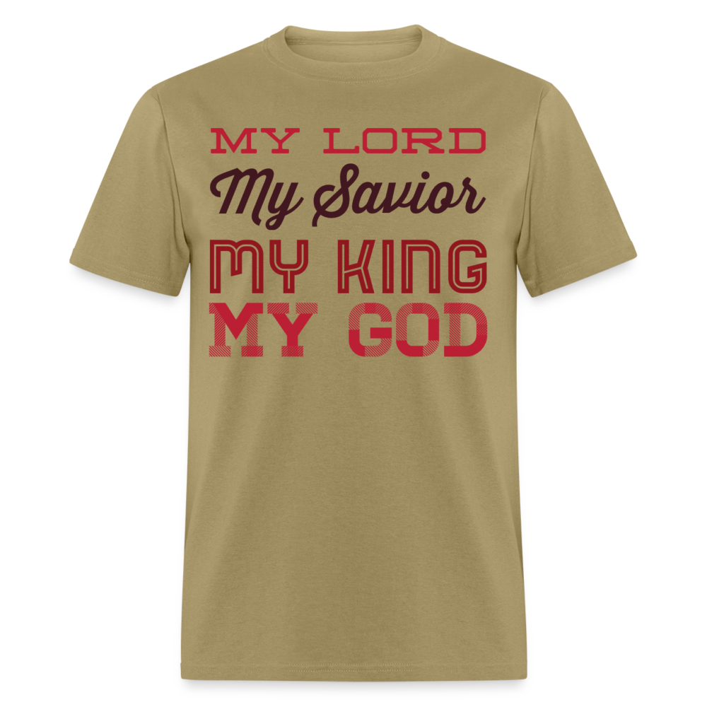 My Lord, Savior, King, God T-Shirt - khaki