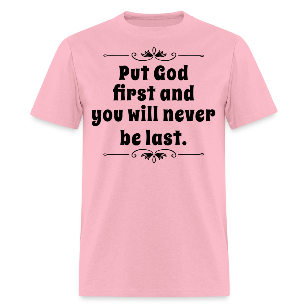 Put God First T-Shirt - pink