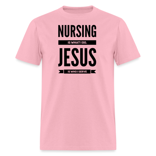 Nursing is what I do T-Shirt - pink