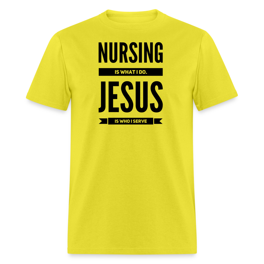 Nursing is what I do T-Shirt - yellow