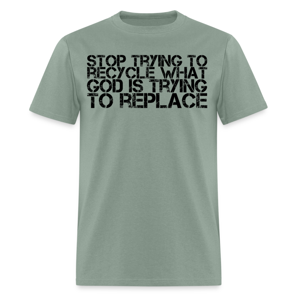 Recycle-Replace T-Shirt - sage