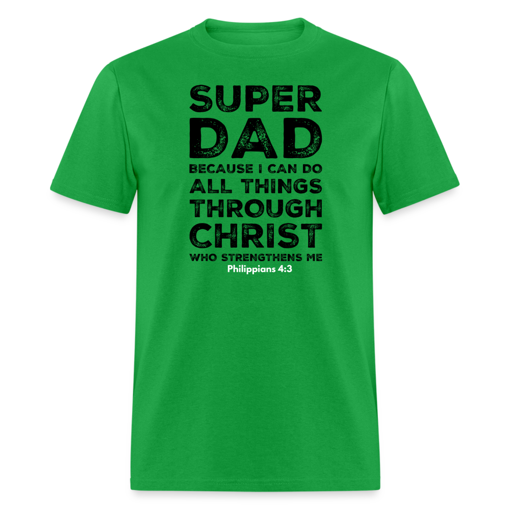 Super Dad T-Shirt - bright green
