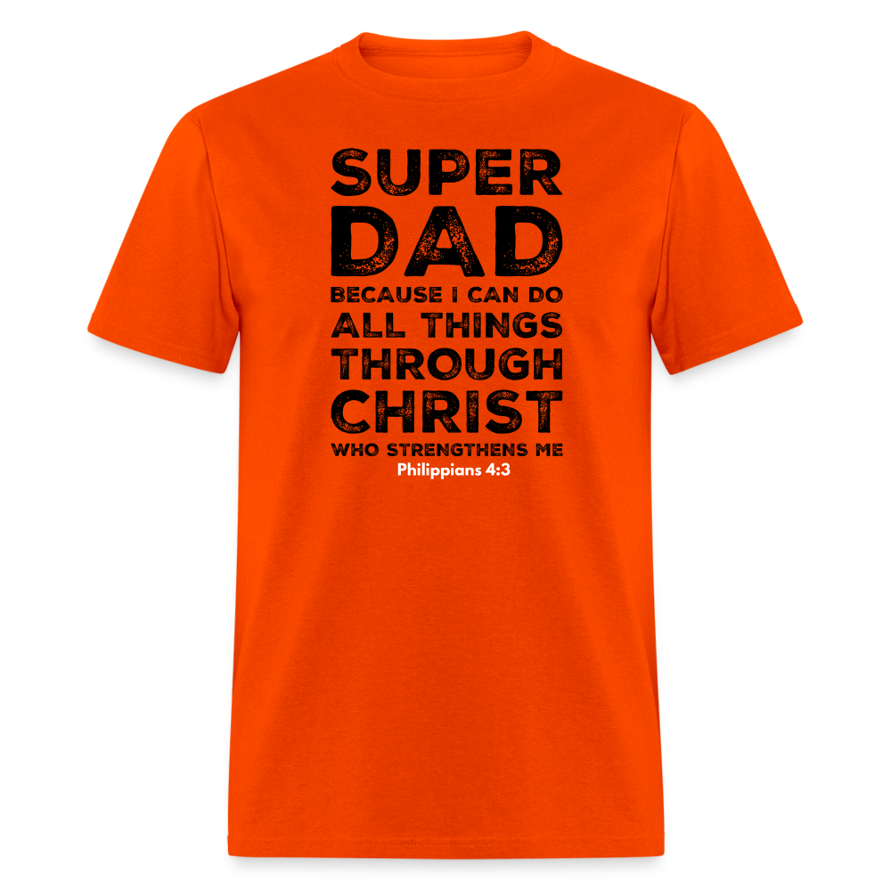 Super Dad T-Shirt - orange