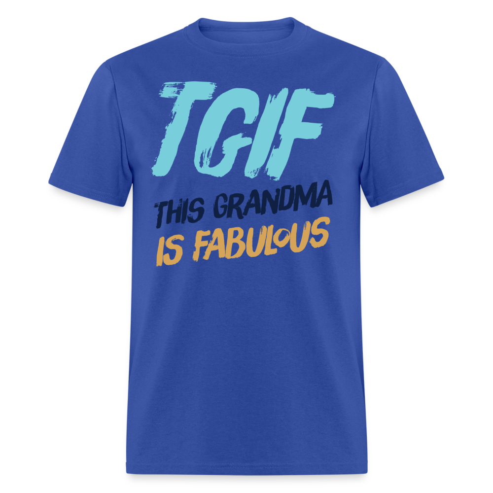 TGIF T-Shirt - royal blue