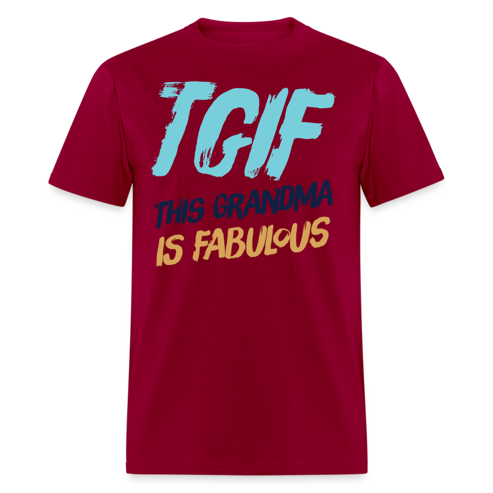 TGIF T-Shirt - dark red