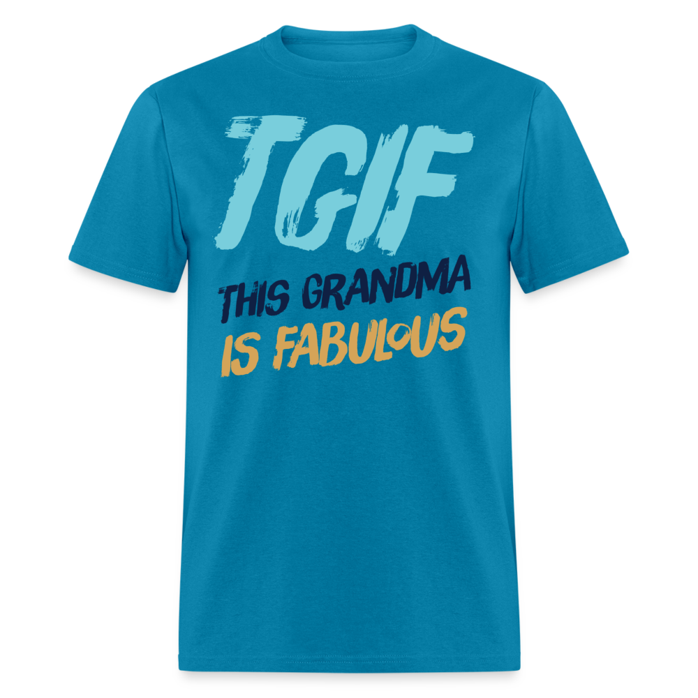 TGIF T-Shirt - turquoise