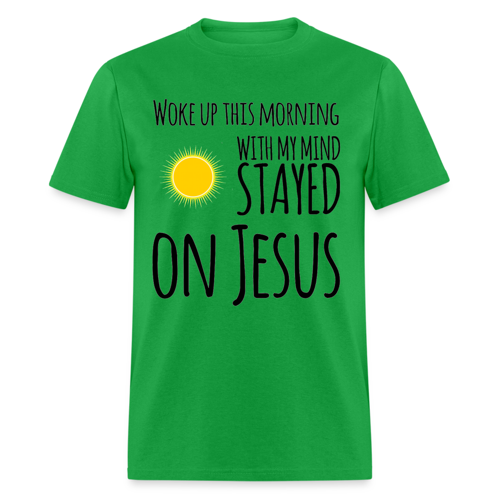 Stayed on Jesus T-Shirt - bright green