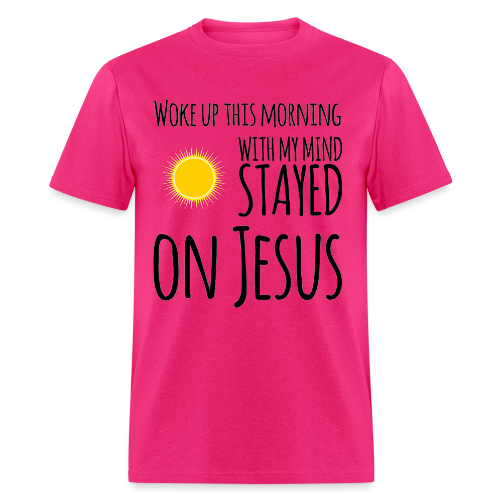 Stayed on Jesus T-Shirt - fuchsia