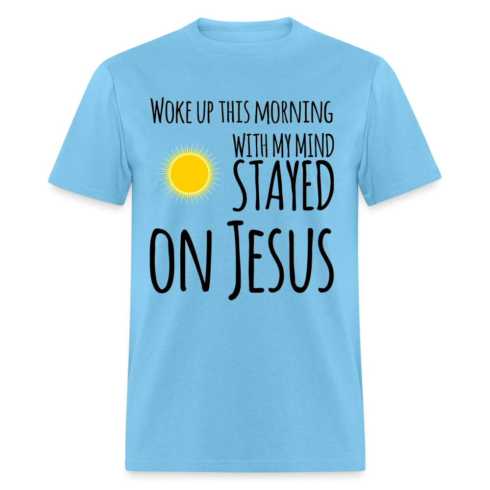 Stayed on Jesus T-Shirt - aquatic blue