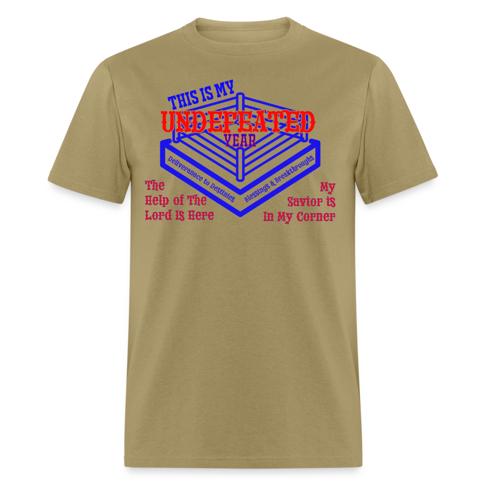 Undefeated Year - T-Shirt - khaki