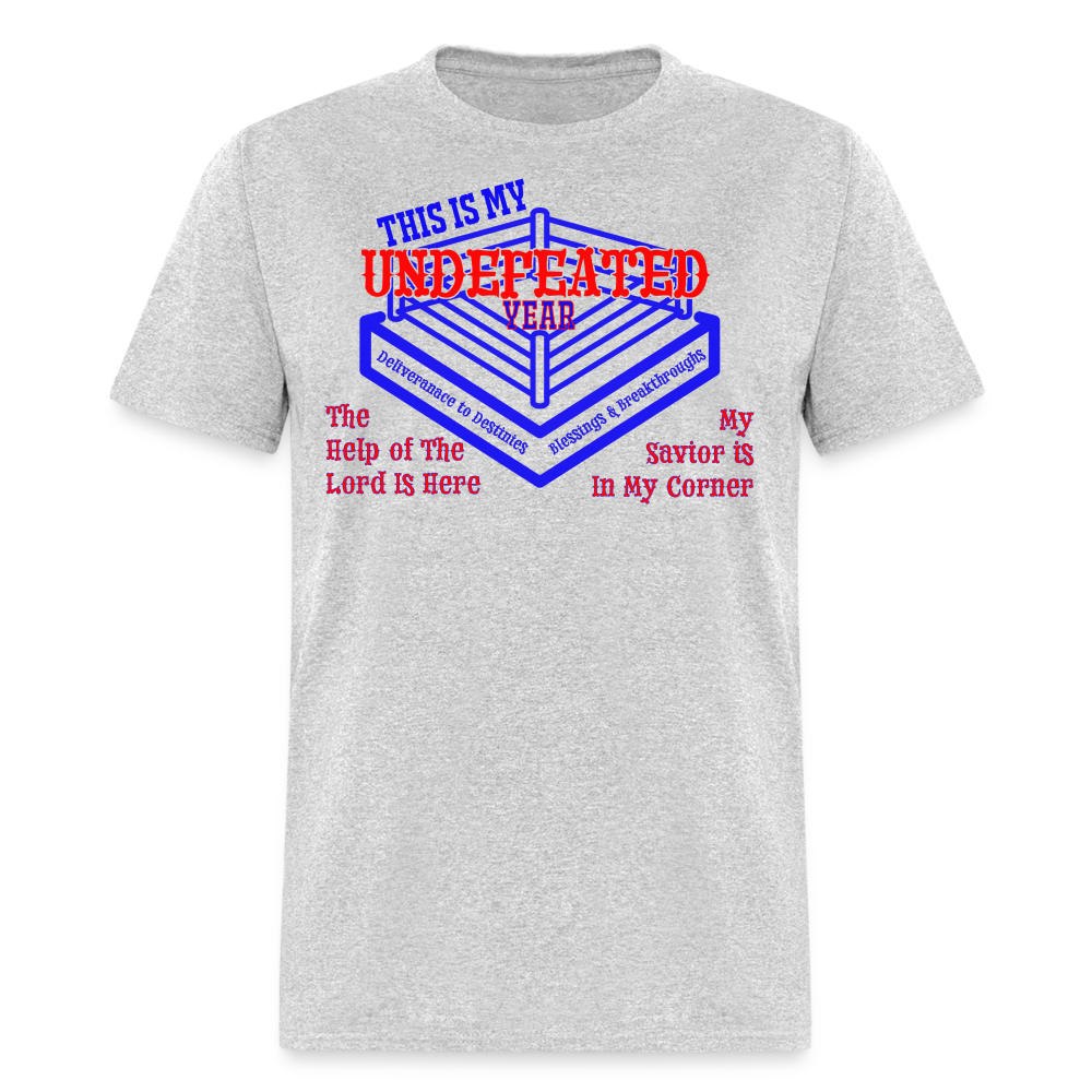 Undefeated Year - T-Shirt - heather gray