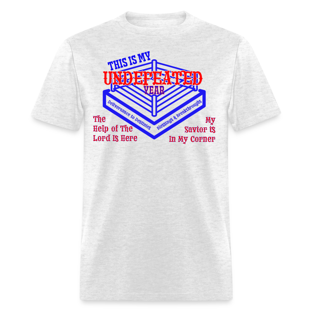 Undefeated Year - T-Shirt - light heather gray
