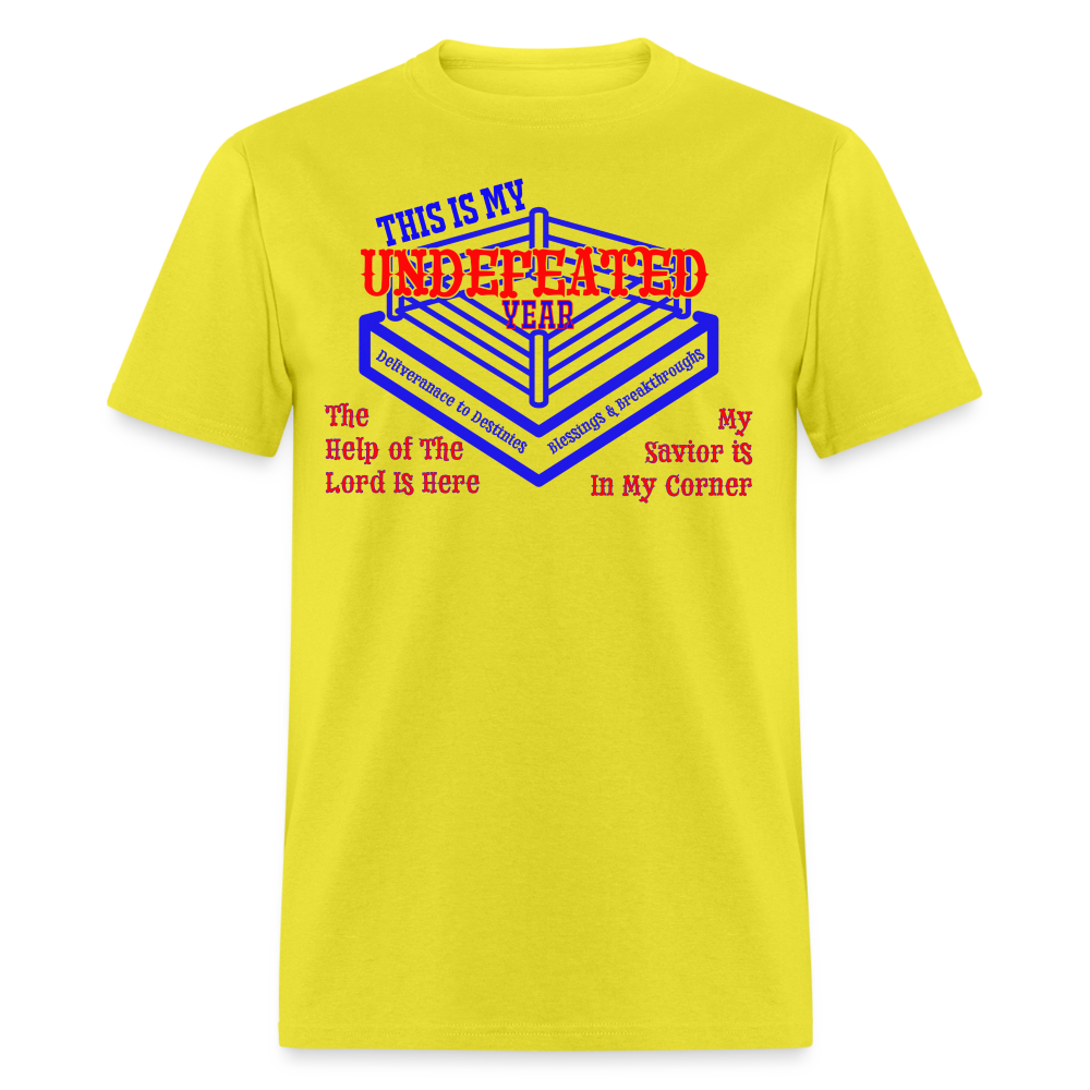 Undefeated Year - T-Shirt - yellow